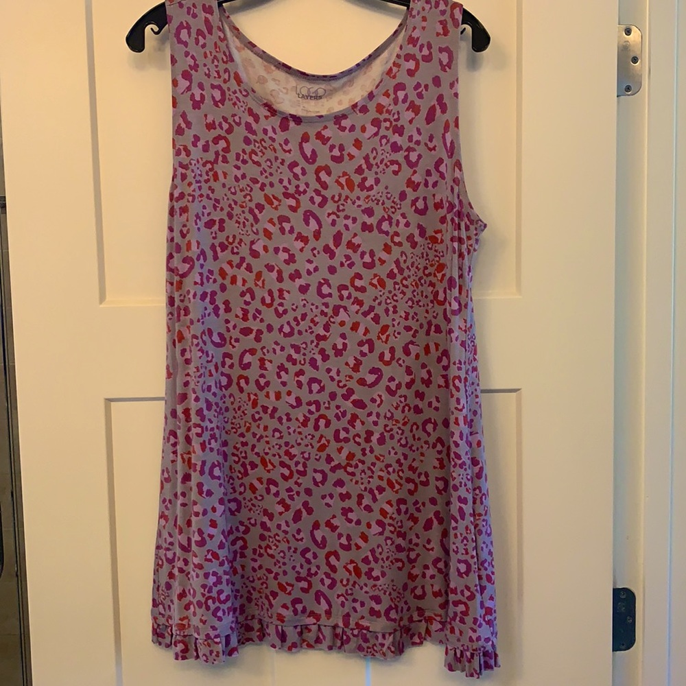 Logo tank tunic